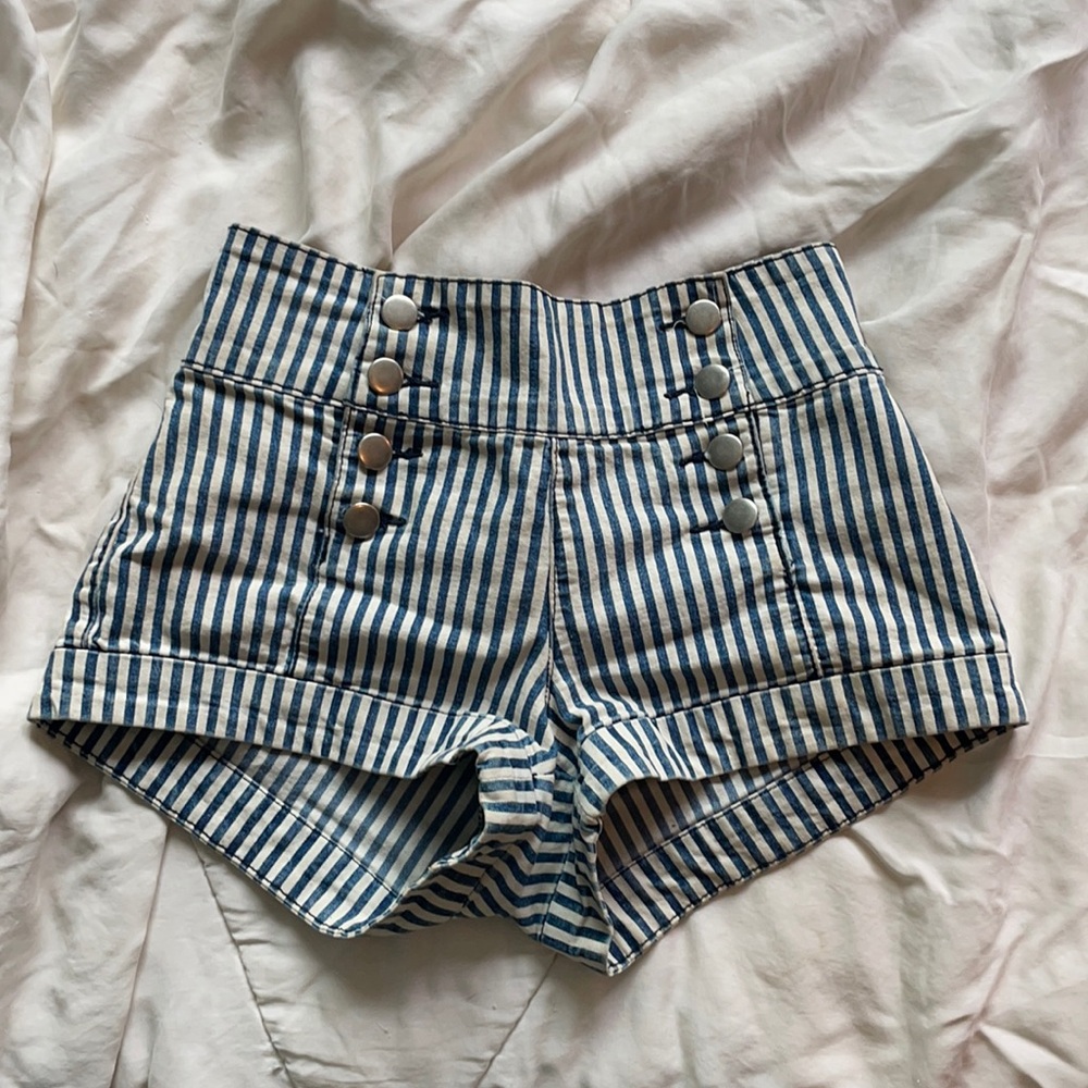 Cute pinstripe shorts